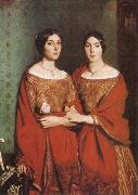 Theodore Chasseriau The Sisters of the Artist Spain oil painting artist